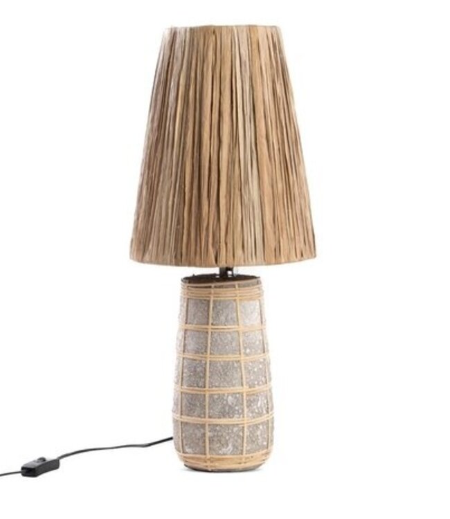 Bazar Bizar Tafellamp | Naxos | Betongrijs Naturel