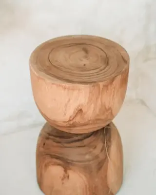Bazar Bizar Kruk | Azure | Naturel | H45 x B30 cm