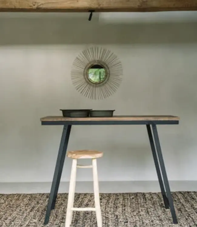 Bazar Bizar Barstoel | Kedut | Naturel | H75 x B35 cm