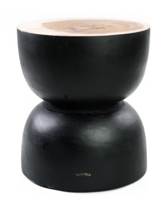 Bazar Bizar Karbun Kruk | Zwart Naturel | H45 x B40 cm