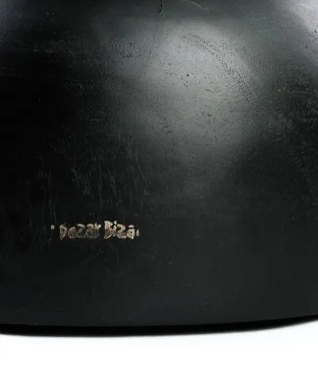 Bazar Bizar Karbun Kruk | Zwart Naturel | H45 x B40 cm