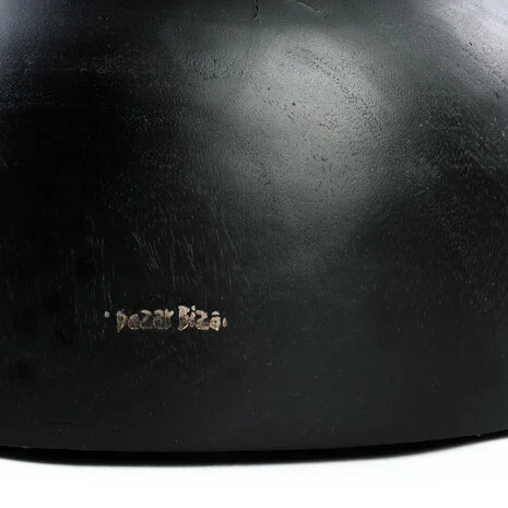 Bazar Bizar Karbun Kruk | Zwart Naturel | H45 x B40 cm