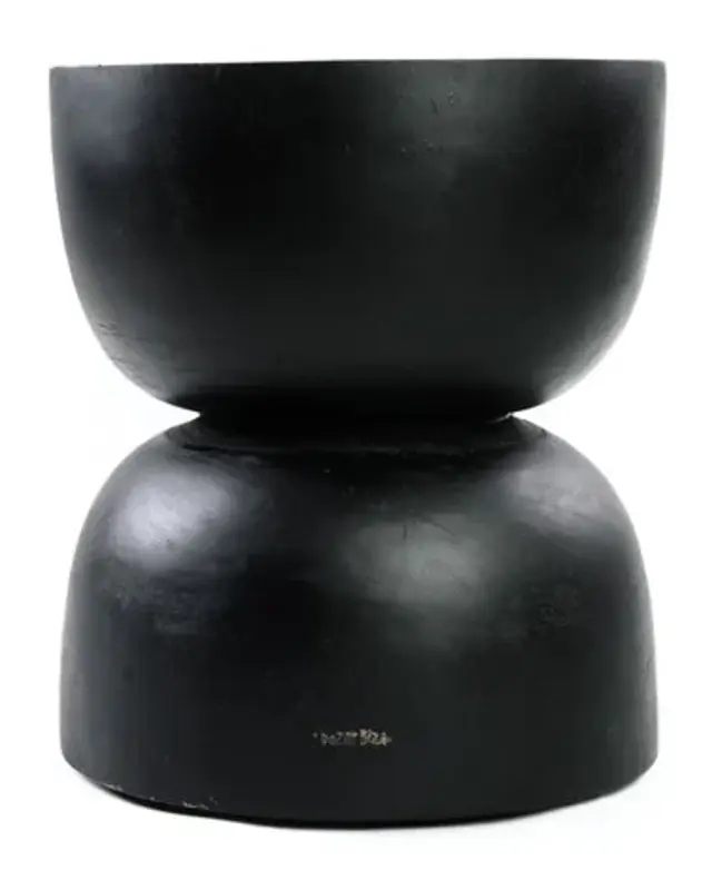 Bazar Bizar Karbun Kruk | Zwart Naturel | H45 x B40 cm