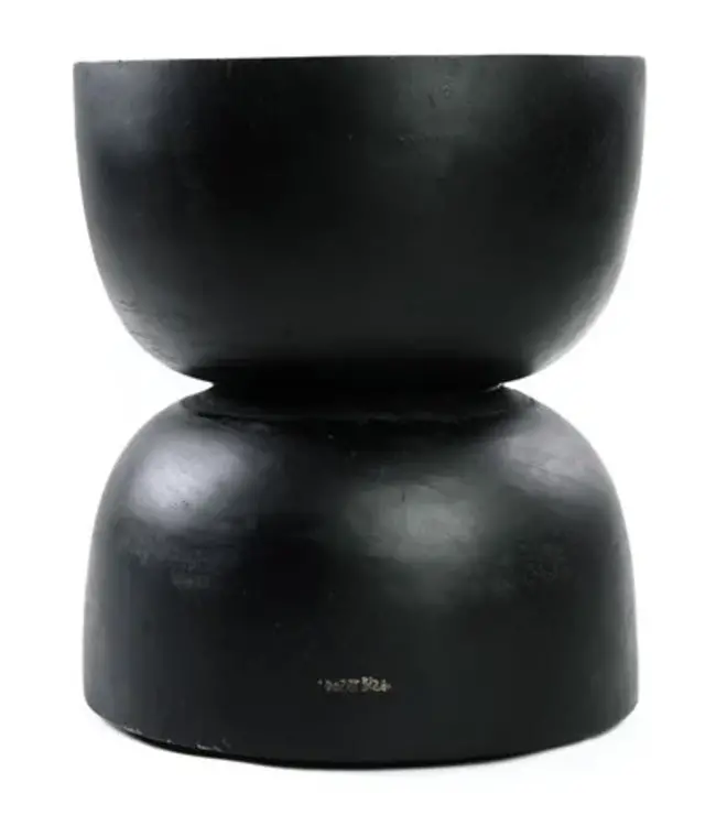 Bazar Bizar Karbun Kruk | Zwart Naturel | H45 x B40 cm