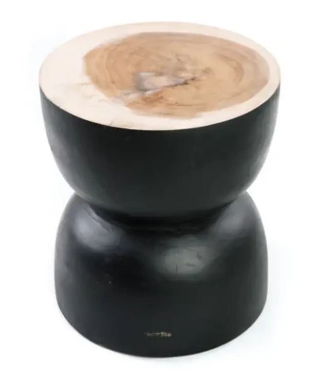 Bazar Bizar Karbun Kruk | Zwart Naturel | H45 x B40 cm