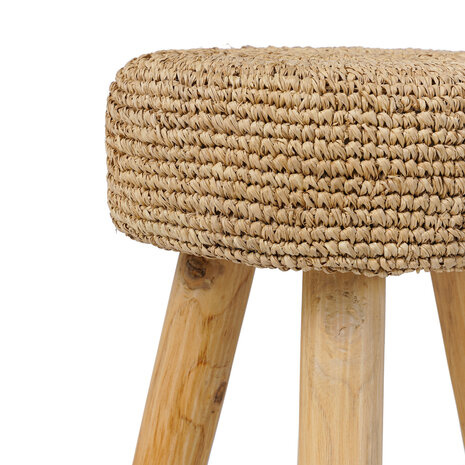 Bazar Bizar Kruk Raffia | Naturel | H45 x B35 cm