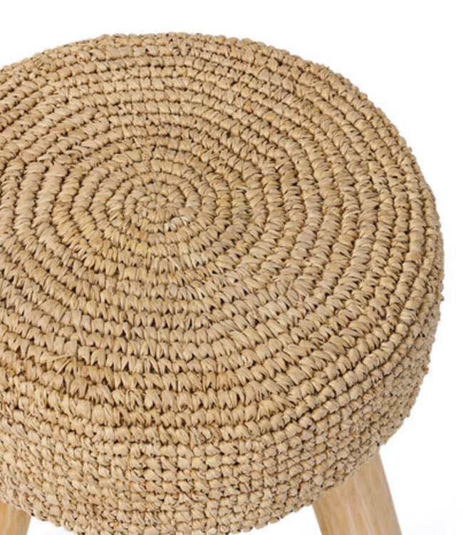 Bazar Bizar Kruk Raffia | Naturel | H45 x B35 cm