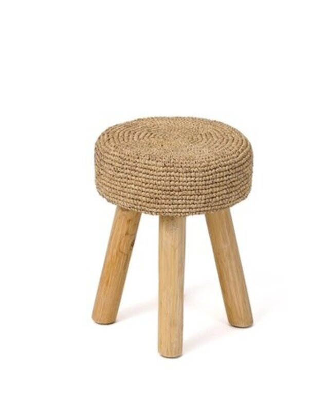 Bazar Bizar Kruk Raffia | Naturel | H45 x B35 cm