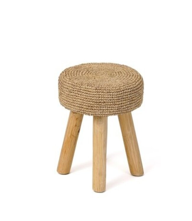 Bazar Bizar Kruk Raffia | Naturel | H45 x B35 cm