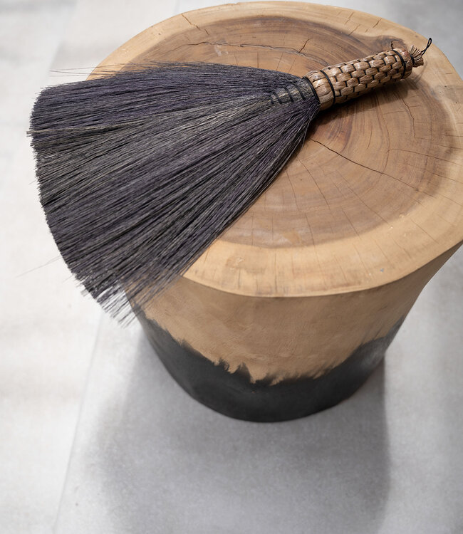 Bazar Bizar Kruk Morocho | Zwart Naturel | H45 x B30 cm