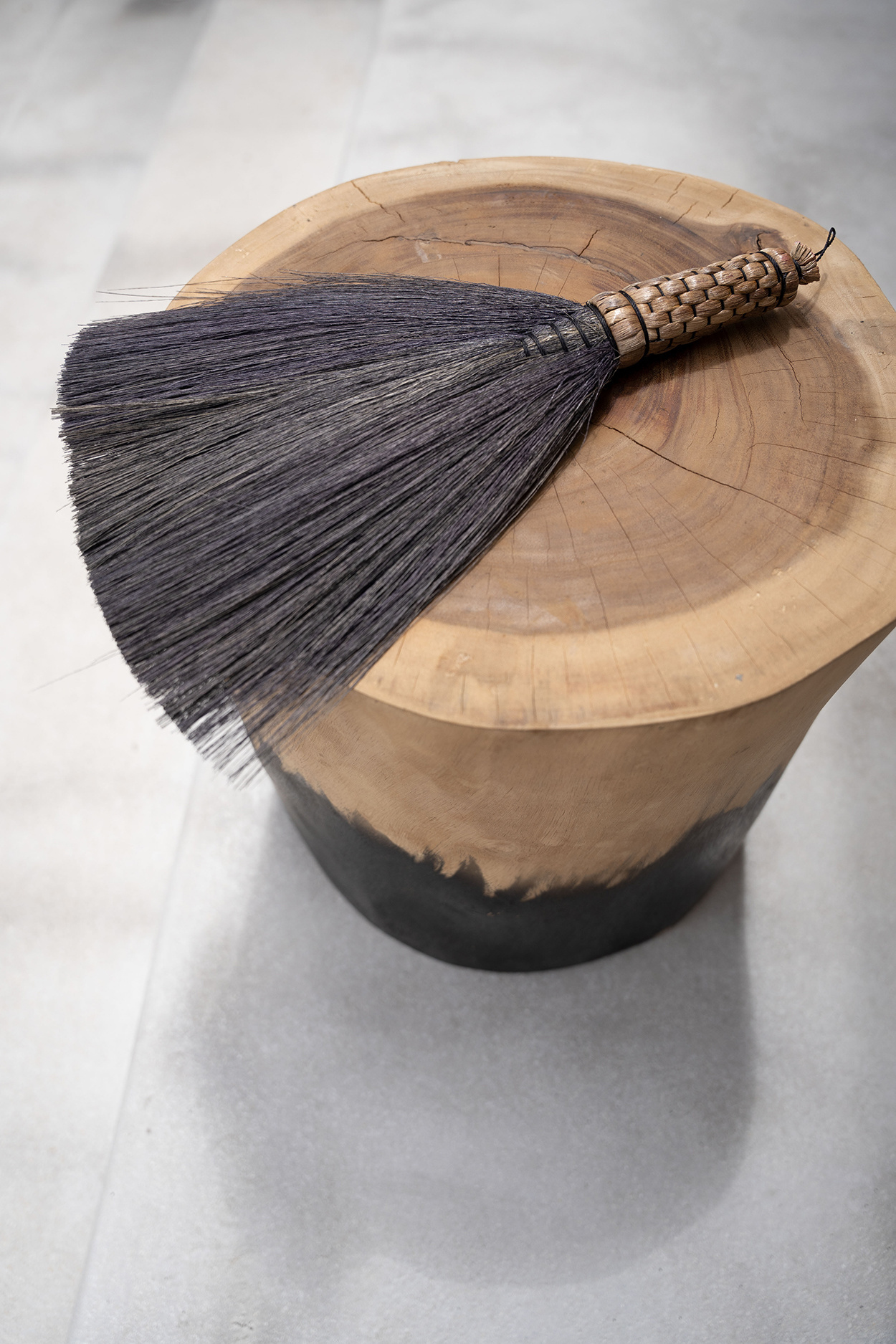 Bazar Bizar Kruk Morocho | Zwart Naturel | H45 x B30 cm