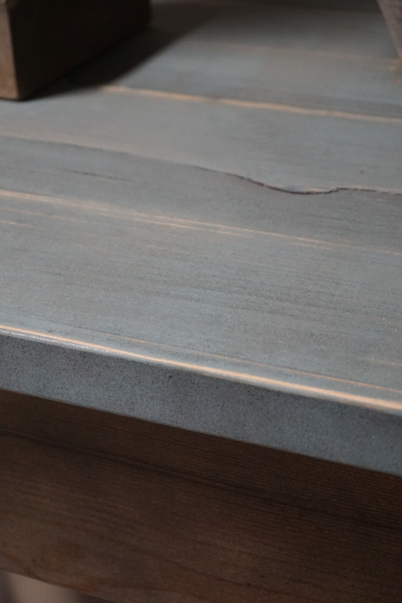 Rene Houtman Sidetable Recycled | Gekrulde Poot | Eikenhout | H90,5 x B120 x D59,5 cm
