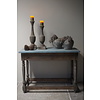 Sidetable Recycled | Gekrulde Poot | Eikenhout | H90,5 x B120 x D59,5 cm