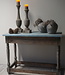 Rene Houtman Sidetable Recycled | Gekrulde Poot | Eikenhout | H90,5 x B120 x D59,5 cm