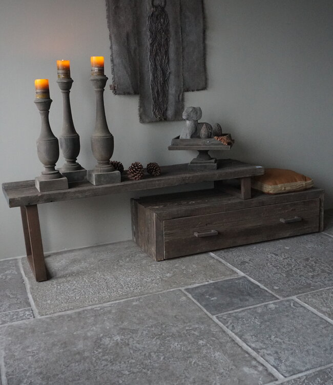 Rene Houtman TV-Meubel Nero | Met Lade | Verstelbare Lengte