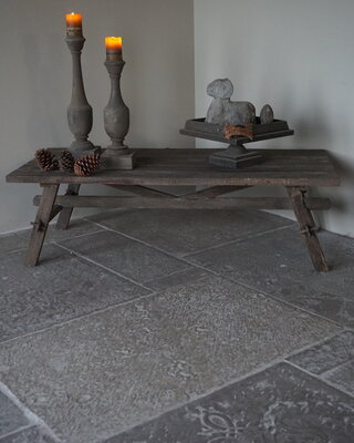 Rene Houtman Salontafel Cross | Driftwood | H45 x B150 x D70 cm