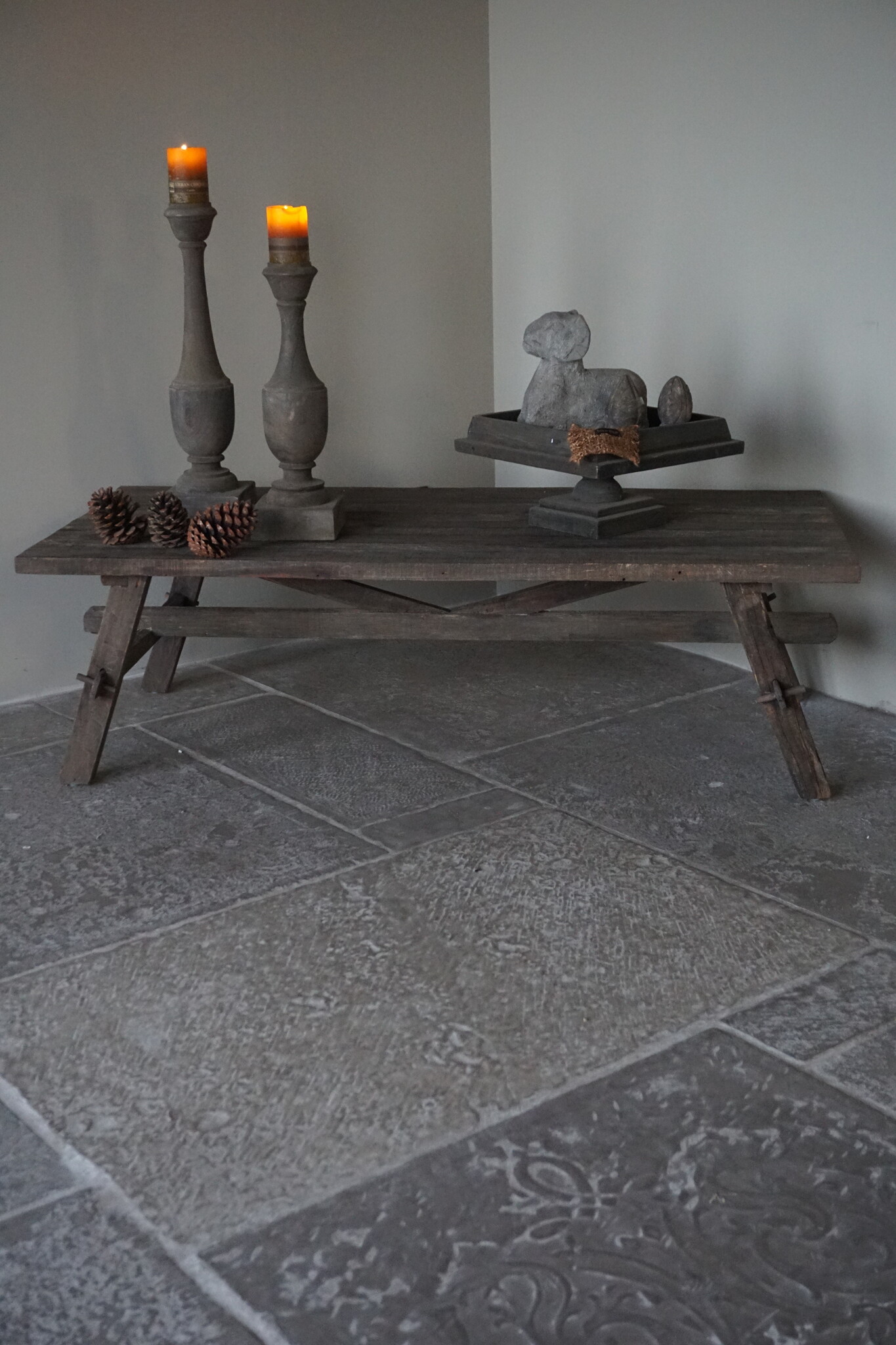 Rene Houtman Salontafel Cross | Driftwood | H45 x B150 x D70 cm
