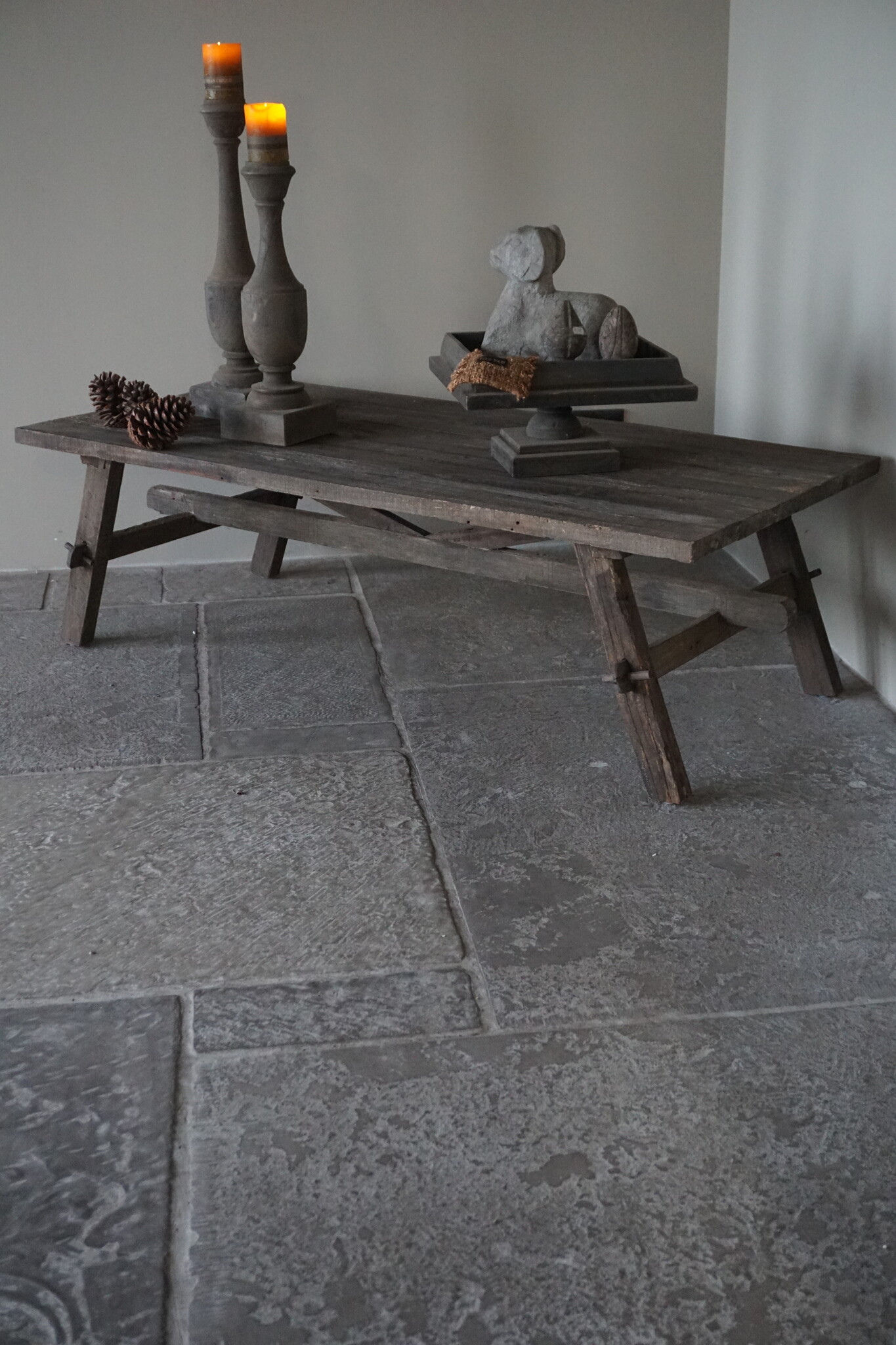 Rene Houtman Salontafel Cross | Driftwood | H45 x B150 x D70 cm