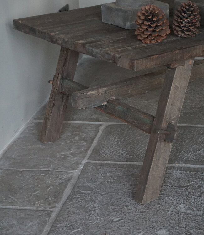 Rene Houtman Salontafel Cross | Driftwood | H45 x B150 x D70 cm