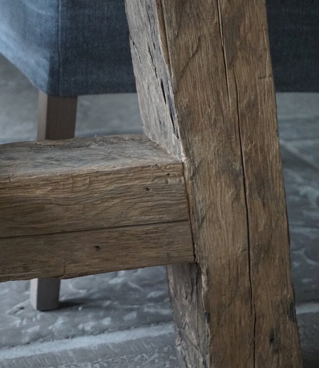 Rene Houtman Oud Eikenhouten Tafel | H79 x B300 x D100 cm