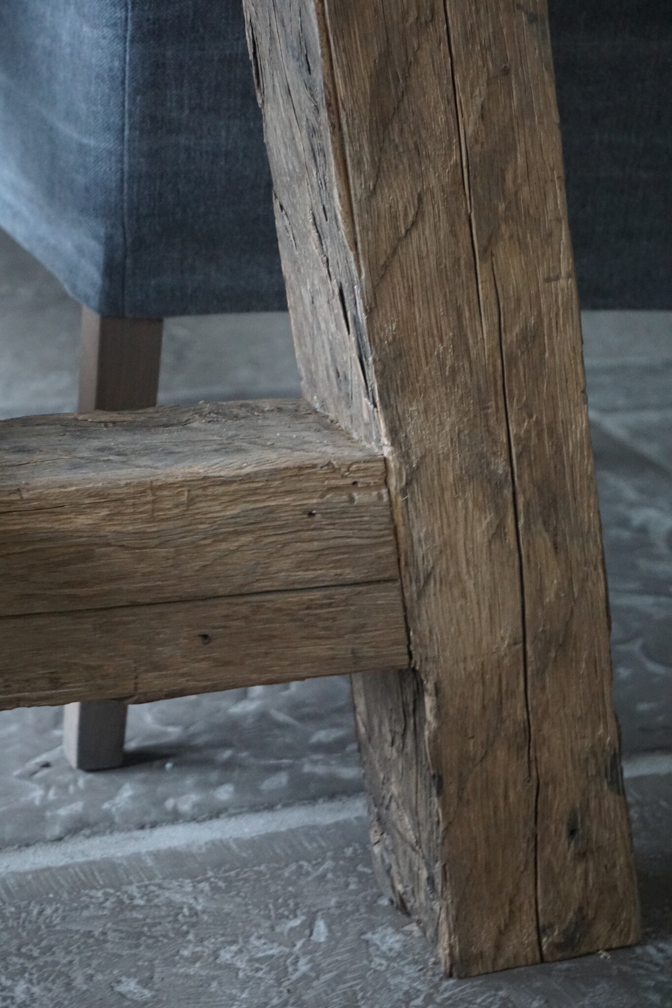 Rene Houtman Oud Eikenhouten Tafel | H79 x B300 x D100 cm