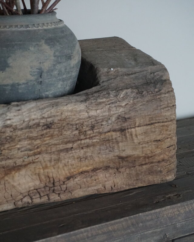 Rene Houtman Oud Houten Trog | H25 x B74 x D34 cm