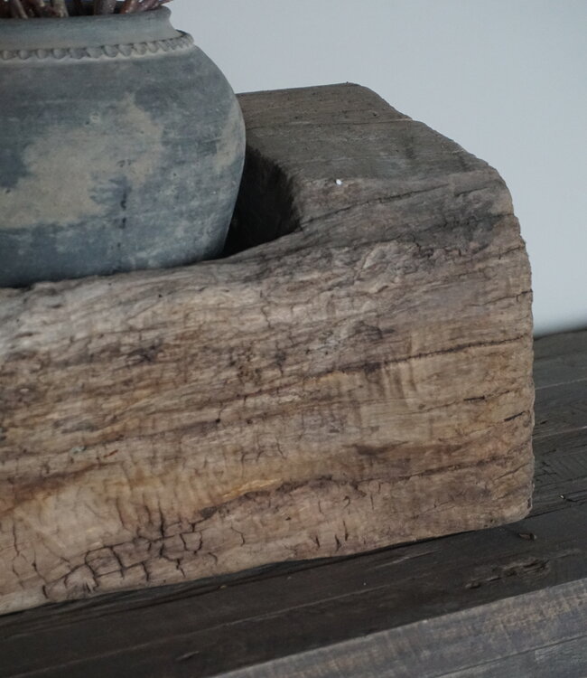 Rene Houtman Oud Houten Trog | H25 x B74 x D34 cm