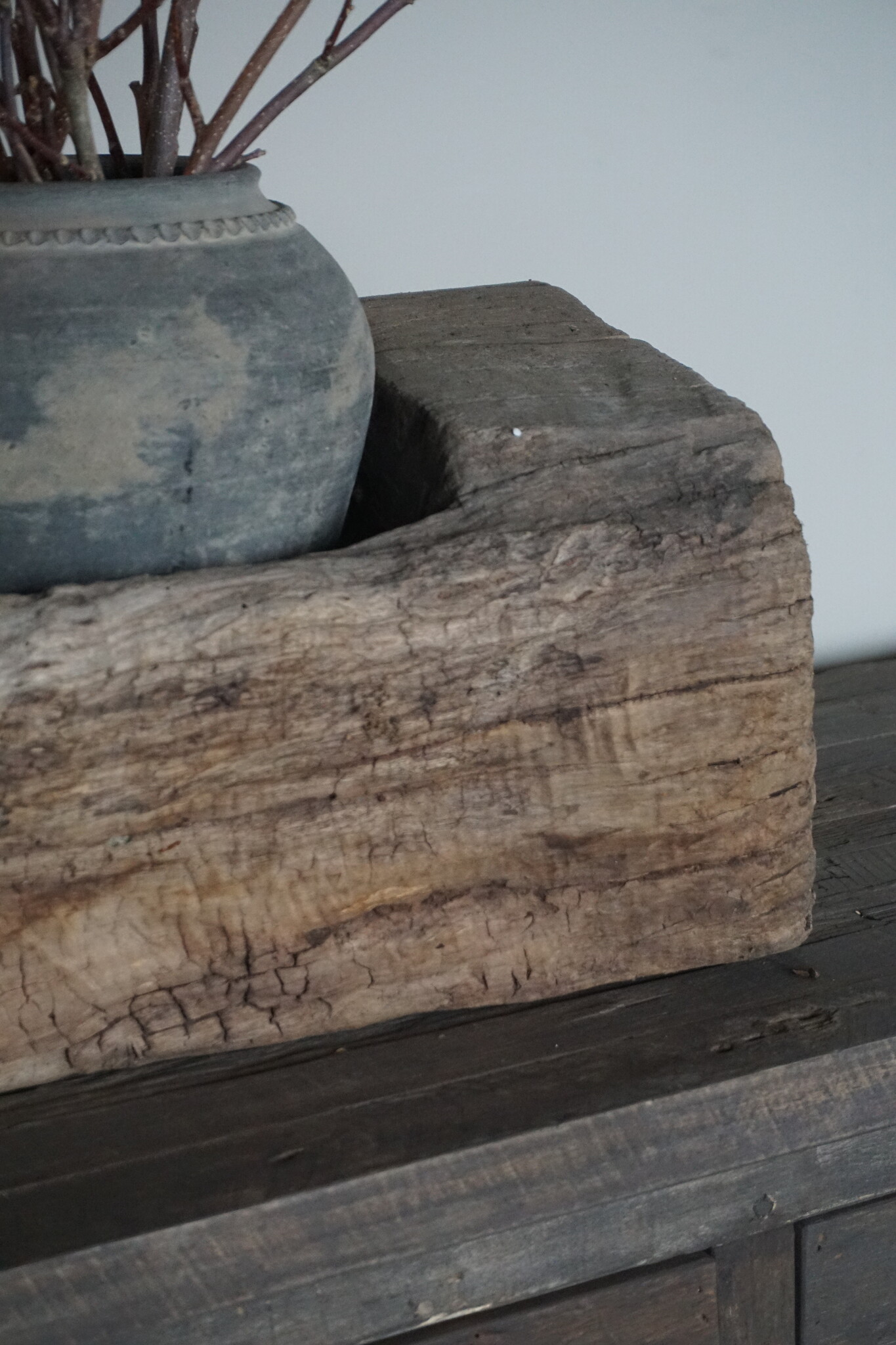 Rene Houtman Oud Houten Trog | H25 x B74 x D34 cm