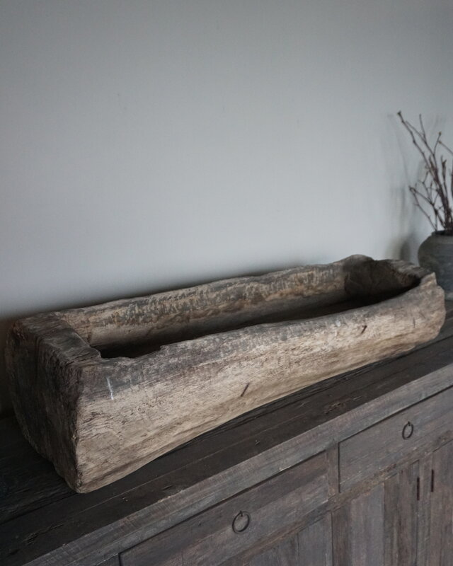 Rene Houtman Oud Houten Trog | H25 x B99 x D30 cm