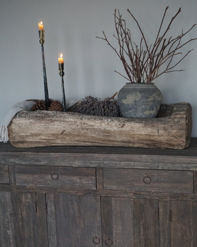 Rene Houtman Oud Houten Trog | H25 x B99 x D30 cm