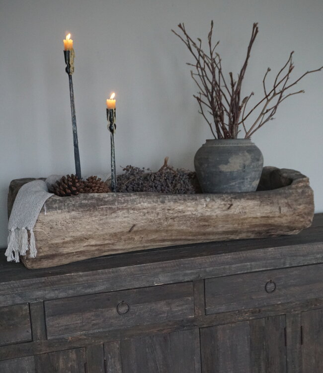 Rene Houtman Oud Houten Trog | H25 x B99 x D30 cm