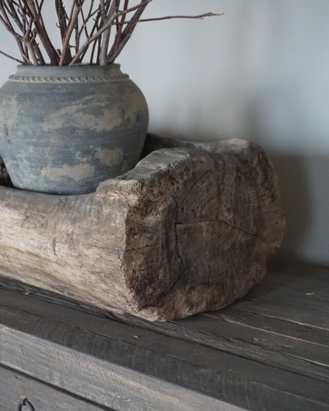 Rene Houtman Oud Houten Trog | H25 x B99 x D30 cm
