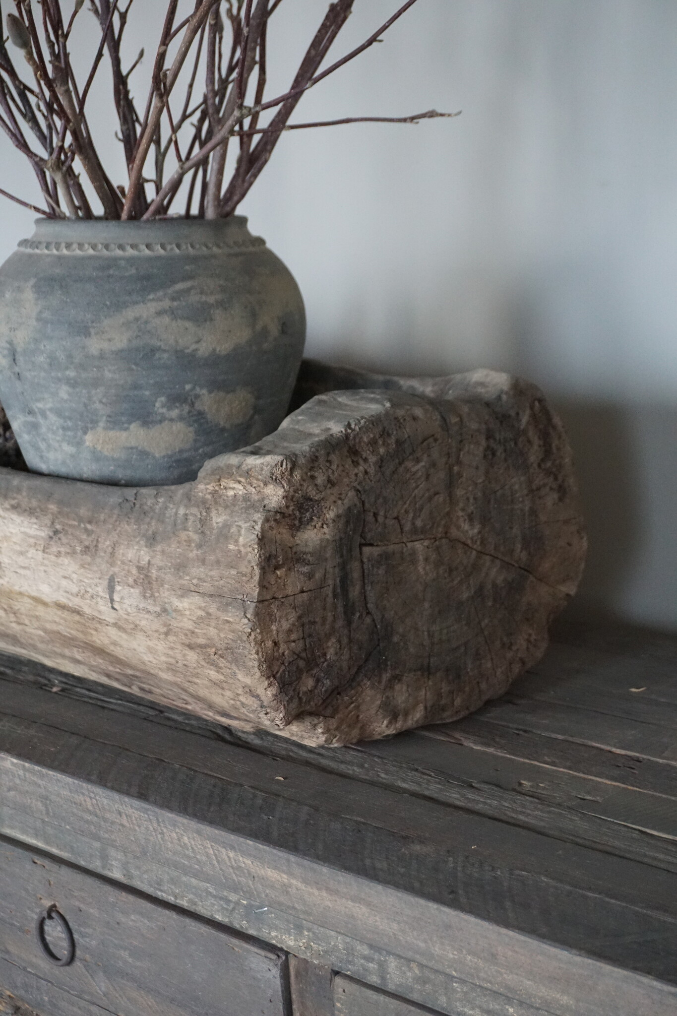 Rene Houtman Oud Houten Trog | H25 x B99 x D30 cm