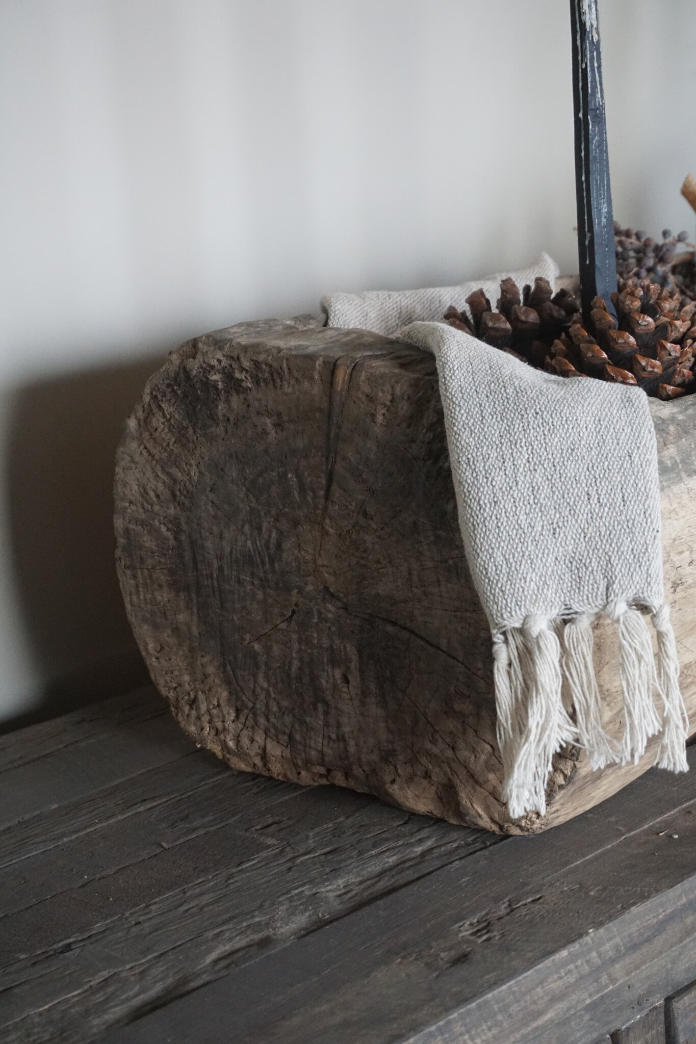 Rene Houtman Oud Houten Trog | H25 x B99 x D30 cm