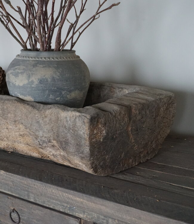 Rene Houtman Oud Houten Trog | H20 x B132 x D30 cm