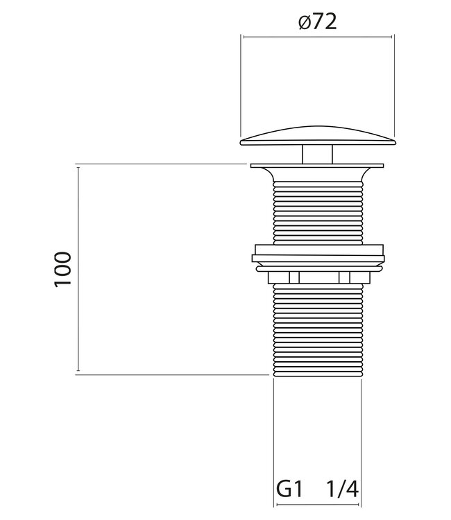 Differnz Afvoerplug Open | Kies Kleur