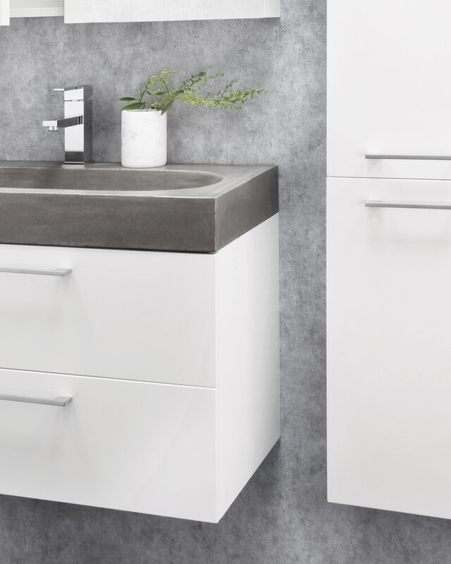 Differnz Wastafel Somero | Beton | 2 Maten