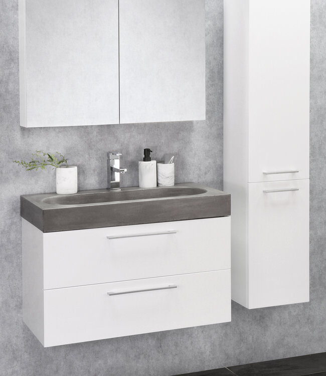 Differnz Wastafel Somero | Beton | 2 Maten
