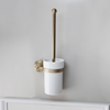 Wc Borstel + Houder | Keramiek | Brons
