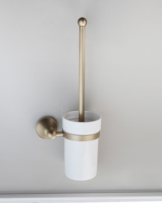 Rene Houtman Wc Borstel + Houder | Keramiek | Brons