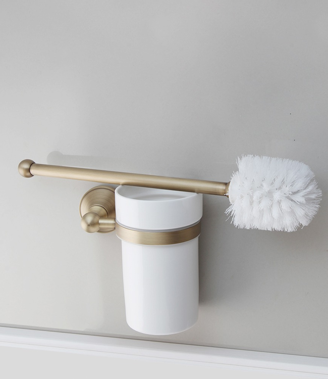 Rene Houtman Wc Borstel + Houder | Keramiek | Brons