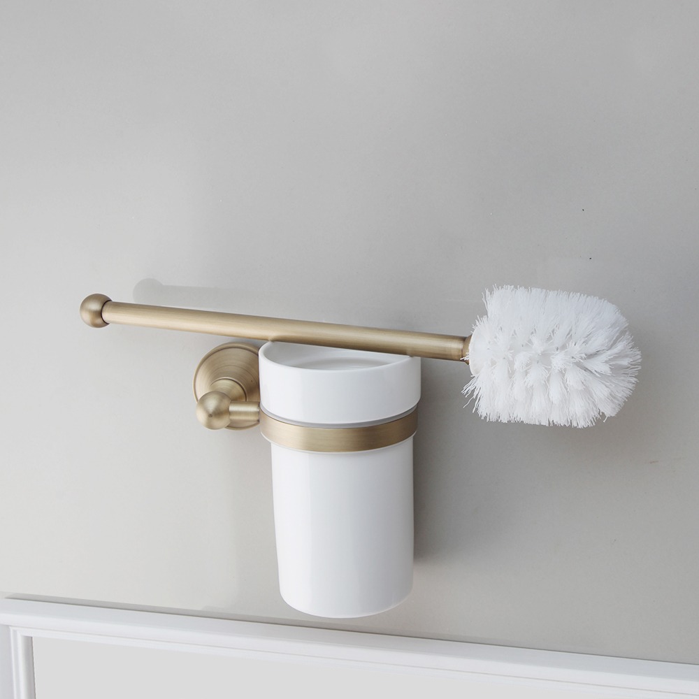 Rene Houtman Wc Borstel + Houder | Keramiek | Brons