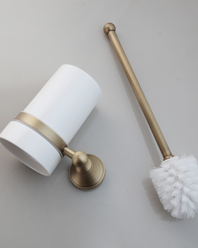 Rene Houtman Wc Borstel + Houder | Keramiek | Brons