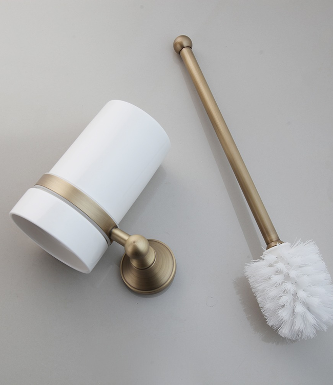 Rene Houtman Wc Borstel + Houder | Keramiek | Brons