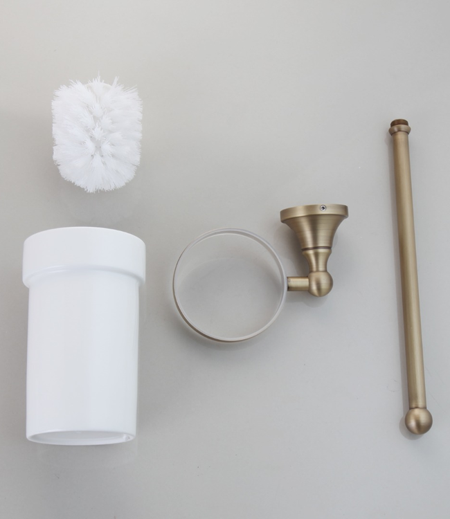 Rene Houtman Wc Borstel + Houder | Keramiek | Brons