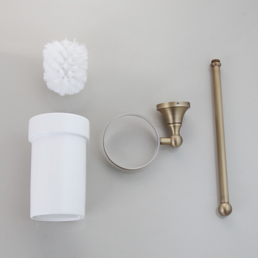 Rene Houtman Wc Borstel + Houder | Keramiek | Brons