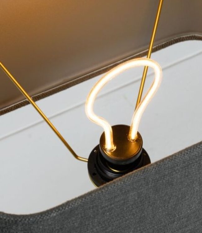 Frezoli Ketange Tafellamp | Mat Zwart