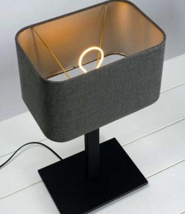 Frezoli Ketange Tafellamp | Mat Zwart