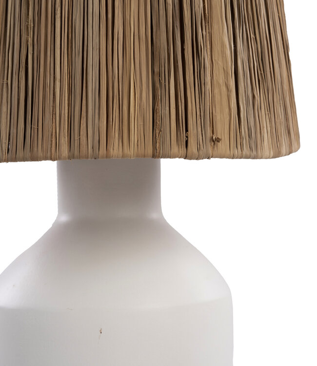 Bazar Bizar Bedouin Tafellamp | Wit Naturel