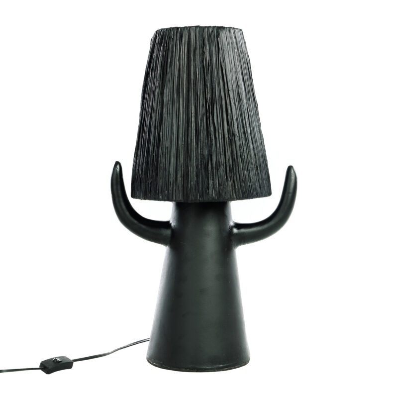 Bazar Bizar Billy Bob Tafellamp | Zwart